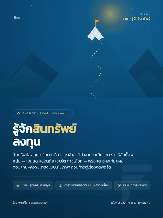 ปกหนังสือ รู้จักสินทรัพย์ลงทุน