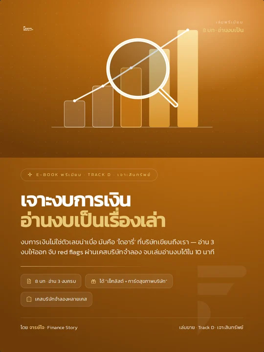 ปกหนังสือ เจาะลึก · งบการเงิน